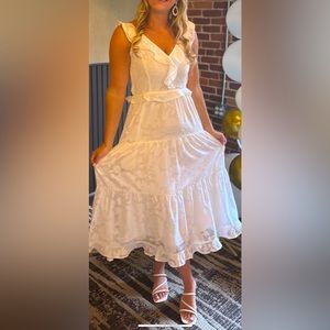 White dress size large